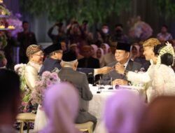 Prabowo dan Ma’ruf Amin Jadi Saksi Pernikahan Putri Bambang Soesatyo