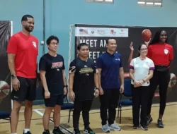 BOLA BASKET — Kedutaan Besar AS Gelar Program Sports Envoy 2023 di Jakarta