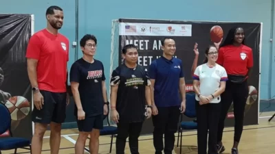 BOLA BASKET -- Kedutaan Besar AS Gelar Program Sports Envoy 2023 di Jakarta