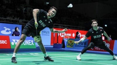 BULU TANGKIS — Langkah Fajar/Rian Terhenti di Babak Pertama China Open