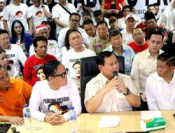 Dihadapan Relawan, Prabowo Klaim Tak Menyesal Gabung Pemerintahan Jokowi