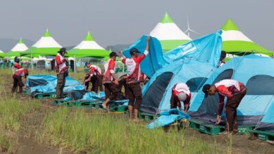JAMBORE PRAMUKA -- Kontingen dari Sumut di Korsel Aman dari Gelombang Panas