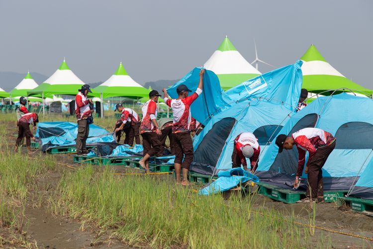 JAMBORE PRAMUKA -- Kontingen dari Sumut di Korsel Aman dari Gelombang Panas