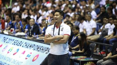 BOLA BASKET -- Jelang Lawan UEA, Pelatih Harap Timnas Segera Perbaiki Kekompakan