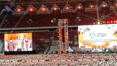 Pergelaran Angklung, Indonesia Pecahkan Rekor Guinness World Records