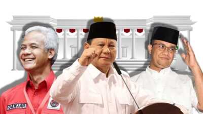 Survei SPIN: Simulasi 3 Capres Prabowo Peringkat Pertama Capai Elektabilitas 39,9% Jauh Unggul atas Ganjar dan Anies