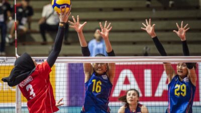 BOLA VOLI -- Tim Voli Putri Indonesia Kalah dari Thailand di Putaran Kedua SEA V League