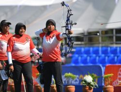 PANAHAN — Tim Putri Indonesia Kalahkan Korsel di Kejuaraan Dunia Panahan Berlin