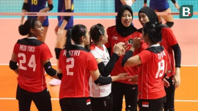 Timnas Voli Putri Indonesia Peringkat Tiga SEA V League 2023