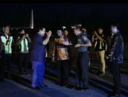 Tiba di Makassar, Prabowo Disambut Gubernur Sulawesi Selatan