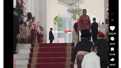 Viral Prabowo Tak Injak Karpet Merah Saat di Istana, Gerindra: Beliau Paham Etika dan Adab