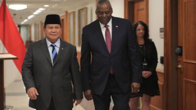 Prabowo Temui Menhan AS, Sepakat Perkuat Kerja Sama di Tengah Berbagai Isu Strategis