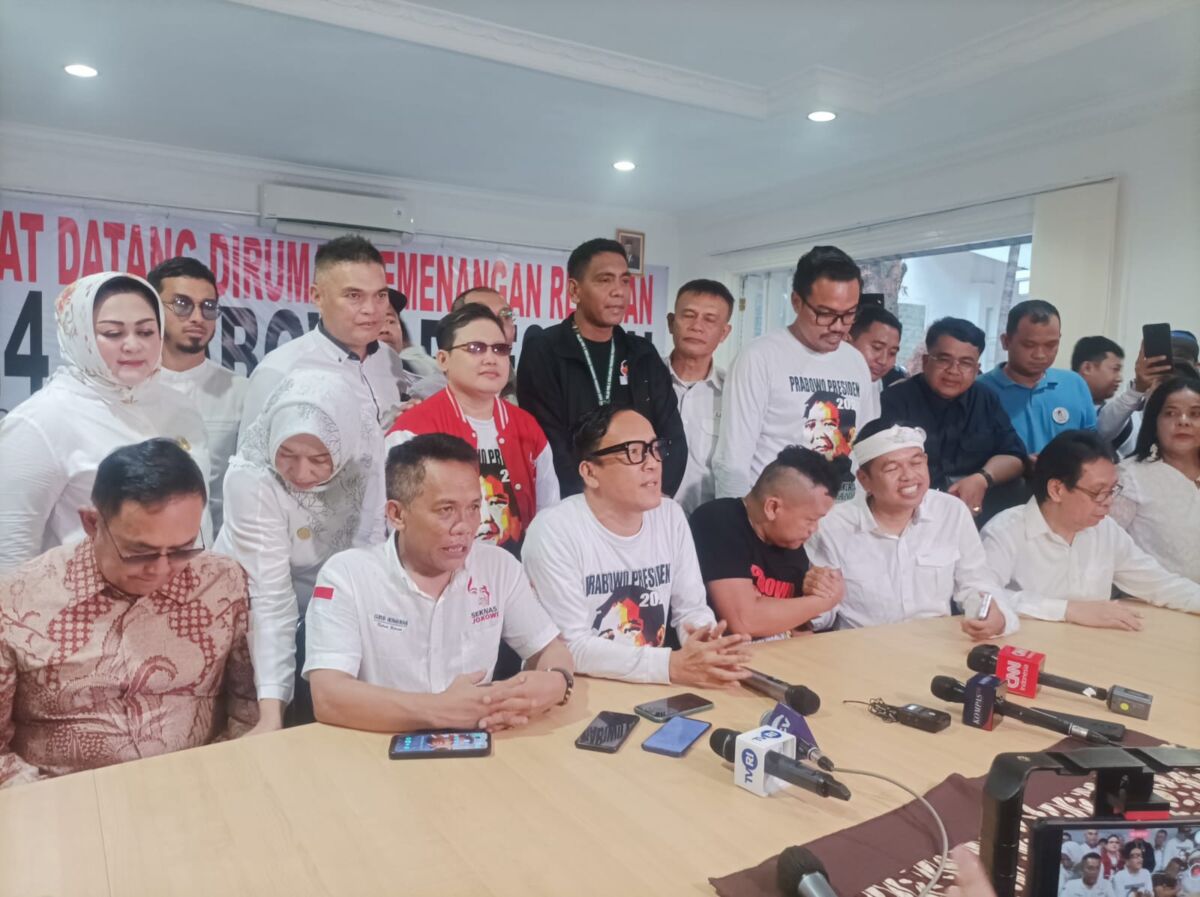 Dukung Prabowo, Relawan Jokowi: Ini Dari Hati Nurani Kami
