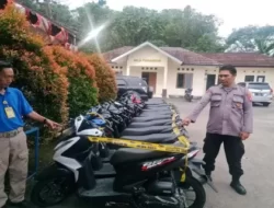 Gerebek Markas Curanmor di Kabupaten Bogor, Polisi Temukan 10 Motor Diduga Hasil Curian