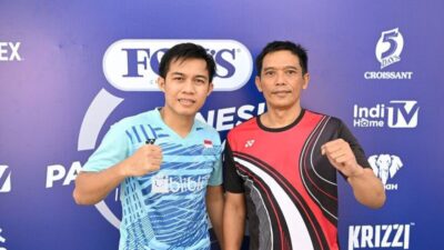 Mengejutkan! Ukun/Reksi Tembus Semifinal Para Badminton International 2023