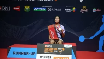 Menang Atas Wakil Taiwan di Final, Ester Juara Tunggal Putri Indonesia Masters 2023 