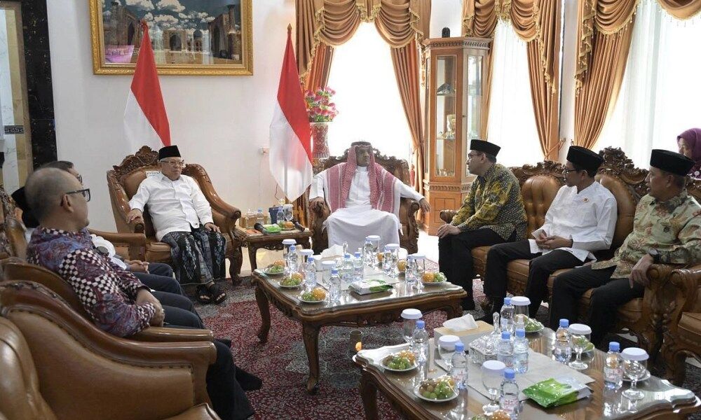 Terima Kunjungan Duta Besar Arab Saudi, Wapres Ma'ruf Bahas Kerja Sama Sektor Pendidikan