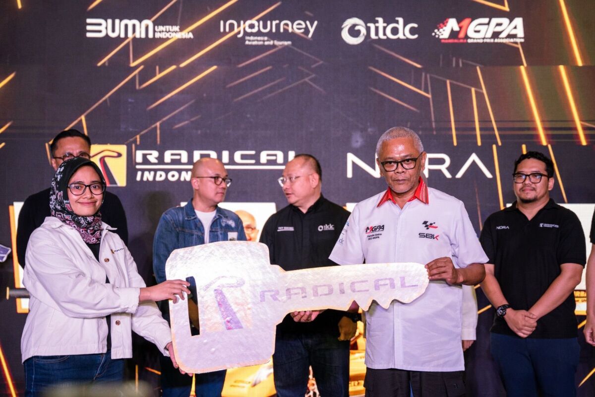 Kunci Radical SR-3 terhadap Pertamina Mandalika International Circuit.