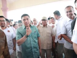 Tiba di Sumatera Barat, Prabowo Disambut Ribuan Pendukung dan Teriakan ‘Presiden’