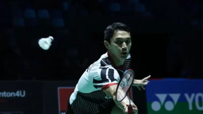 OLIMPIADE PARIS 2024 – Jonatan Christie Harus Bekerja Keras di Laga Perdana Bulutangkis Olimpiade Paris 2024