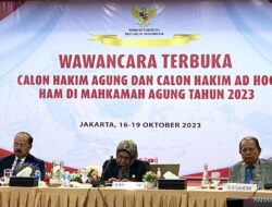 KY Gelar Seleksi Wawancara Calon Hakim Agung dan Ad Hoc HAM di MA