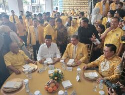 Prabowo dan Elite Gerindra Hadir di Rapimnas Golkar Hari Ini
