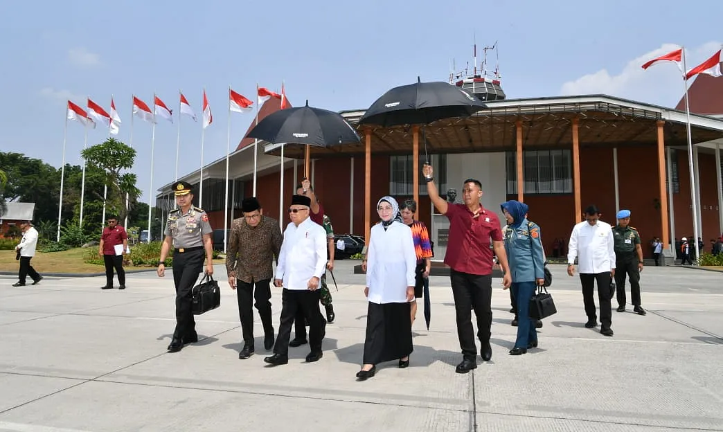 Wapres Ma'ruf Resmikan Kawasan Pangan Nusantara di Sulteng