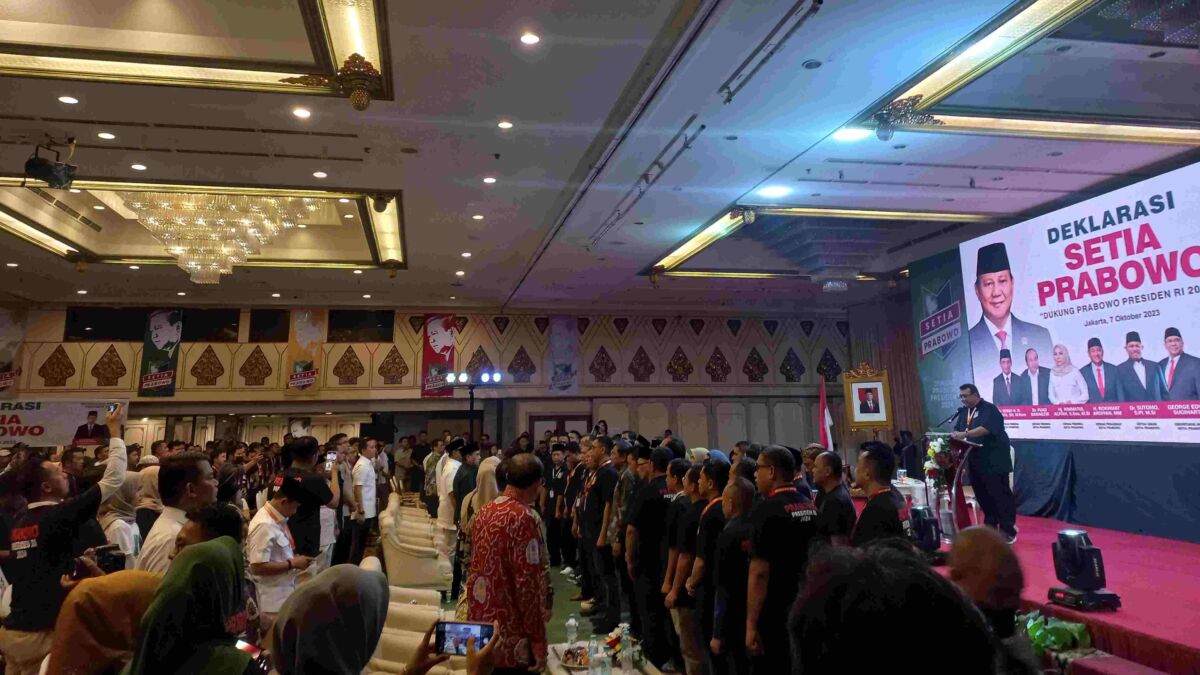 Alumni HMI Deklarasikan Dukung Prabowo Capres