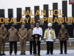 Jokowi Resmikan Tol Indralaya-Prabumulih di Sumsel