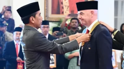 Dapat Bintang Jasa dari Presiden, Infantino Bilang Sangat Istimewa