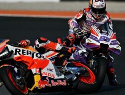 MOTOGP VALENCIA  — Jorge Martin Akui Sundul Motor Marc Marquez