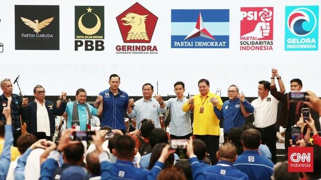 TKN Prabowo-Gibran Resmi Diumumkan, Ini Daftar Namanya