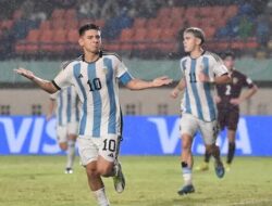 Peyerang Timnas Argentina U-17 Agustin Sabet Gelar Sepatu Emas