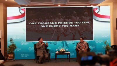 Prabowo: Climate Change bukan Sekadar Teori, Banyak Masyarakat Terdampak Naiknya Air Laut