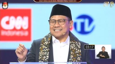 DEBAT CAWAPRES  -- Dapat Sentimen Negatif dari Warganet, Cak Imin Tanggapi Santai