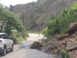 Bekas Longsor Di Lombok Tengah Belum Ditangani Ancam Keselamatan Warga
