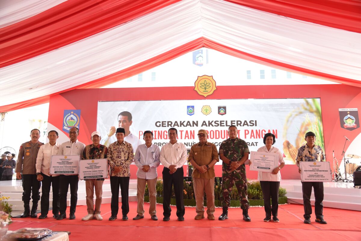 Tingkatkan Produksi Pangan di NTB, Mentan RI Kungker Ke Lombok Tengah,