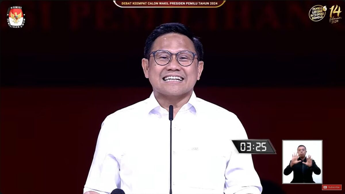 DEBAT CAWAPRES - CAK Imin Ajarkan Persoalan Etika ke Gibran