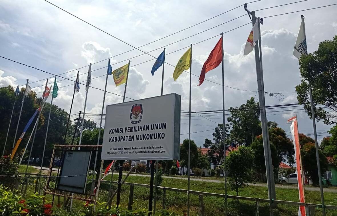 KPU Mukomuko Coret 4 Parpol Sebagai Peserta Pemilu