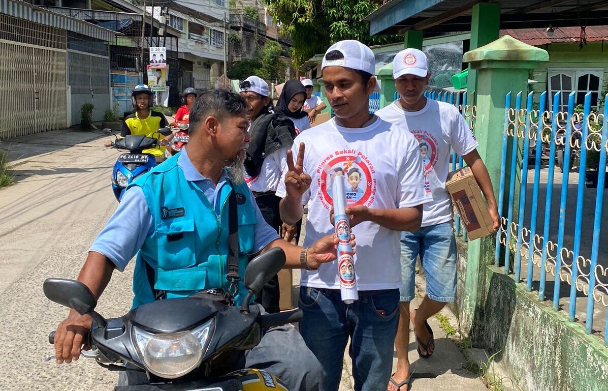 Relawan GSP Jambi Ajak Warga Coblos Prabowo-Gibran Sukseskan Pilpres Sekali Putaran