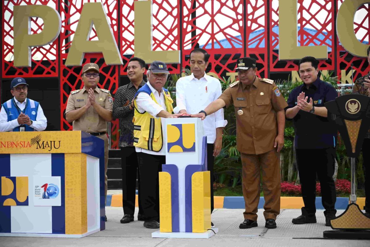 Presiden Resmikan IPAL Losari Makassar Senilai Rp1,2 Triliun