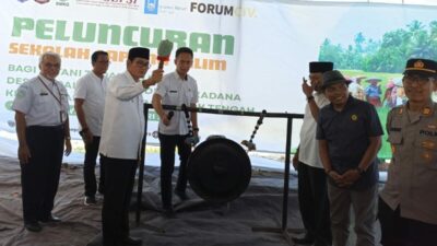 Lembaga Donor asal Swedia Luncurkan Sekolah Lapang Iklim di Lombok Tengah