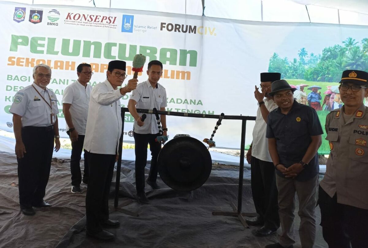 Lembaga Donor asal Swedia Luncurkan Sekolah Lapang Iklim di Lombok Tengah
