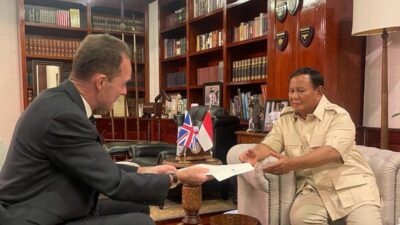 Temui Prabowo, Dubes Inggris Bawa Surat Ucapan Selamat dari PM Rishi Sunak