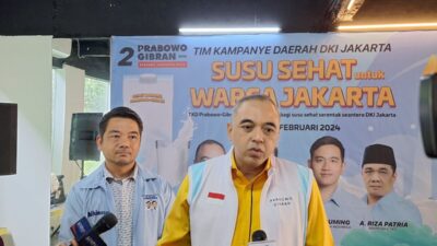 Simpati Masyarakat Meningkat Drastis, TKD Prabowo Gibran DKI Targetkan Kemenangan