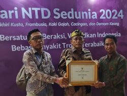 Hari NTD Sedunia 2024 Pemkab Loteng Raih Penghargaan Dari Kemenkes RI