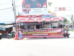 Operasi Semana Santa Turangga 2024, Polres Kupang Buka Posko Pelayanan