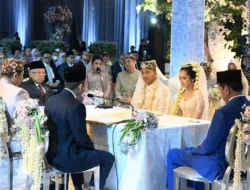 Jokowi dan Ma’ruf Amin Jadi Saksi Pernikahan Putri Kelima Ketua MPR