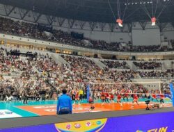 BOLA VOLI — Kalahkan Indonesia All Star, Red Sparks Tampilkan Permainan Terbaiknya