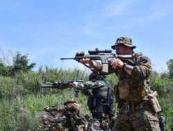 Salut, Marinir TNI AL Latihan Tembak Bareng USMC di Sukabumi
